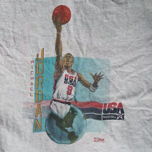 Vintage Salem Michael Jordan USA Dream Team T-Shirt Youth